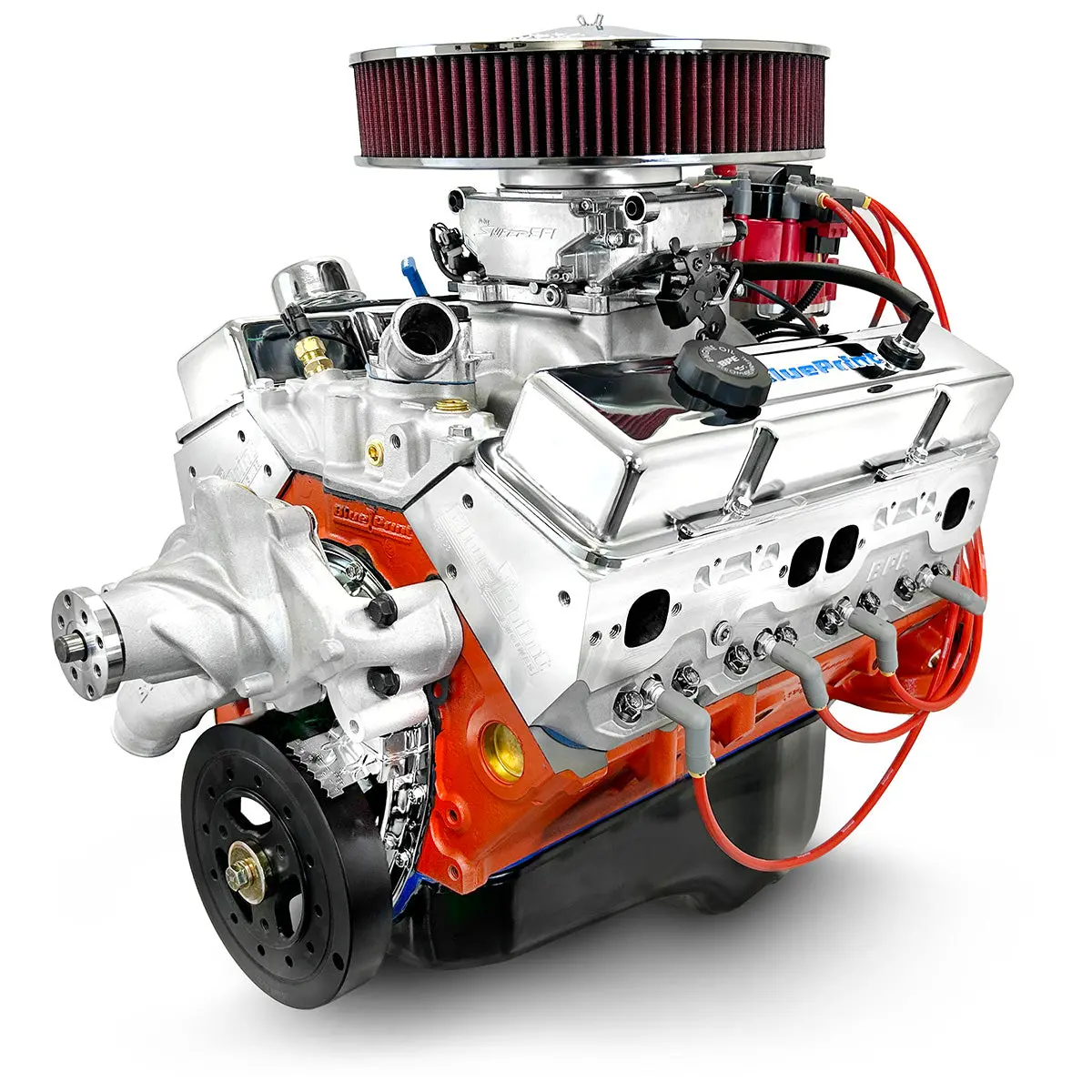 Gm Small Block Compatible 400 C.I. Engine - 500 Horsepower - Deluxe Dressed - Fuel Injected 1