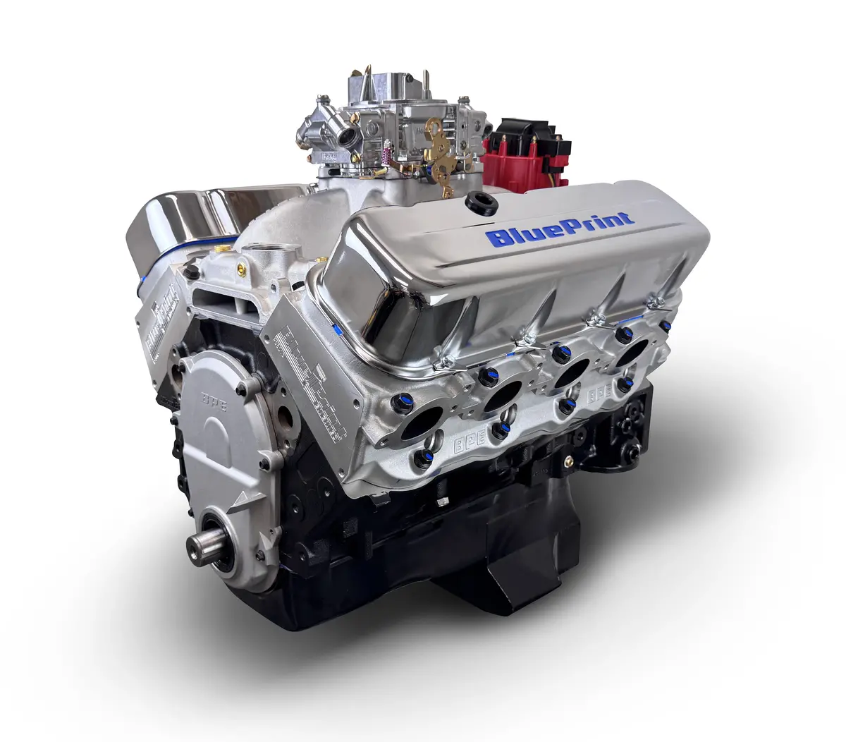 Gm Big Block Compatible 496 C.I. Engine - 600 Horsepower - Base Dressed - Carbureted 1