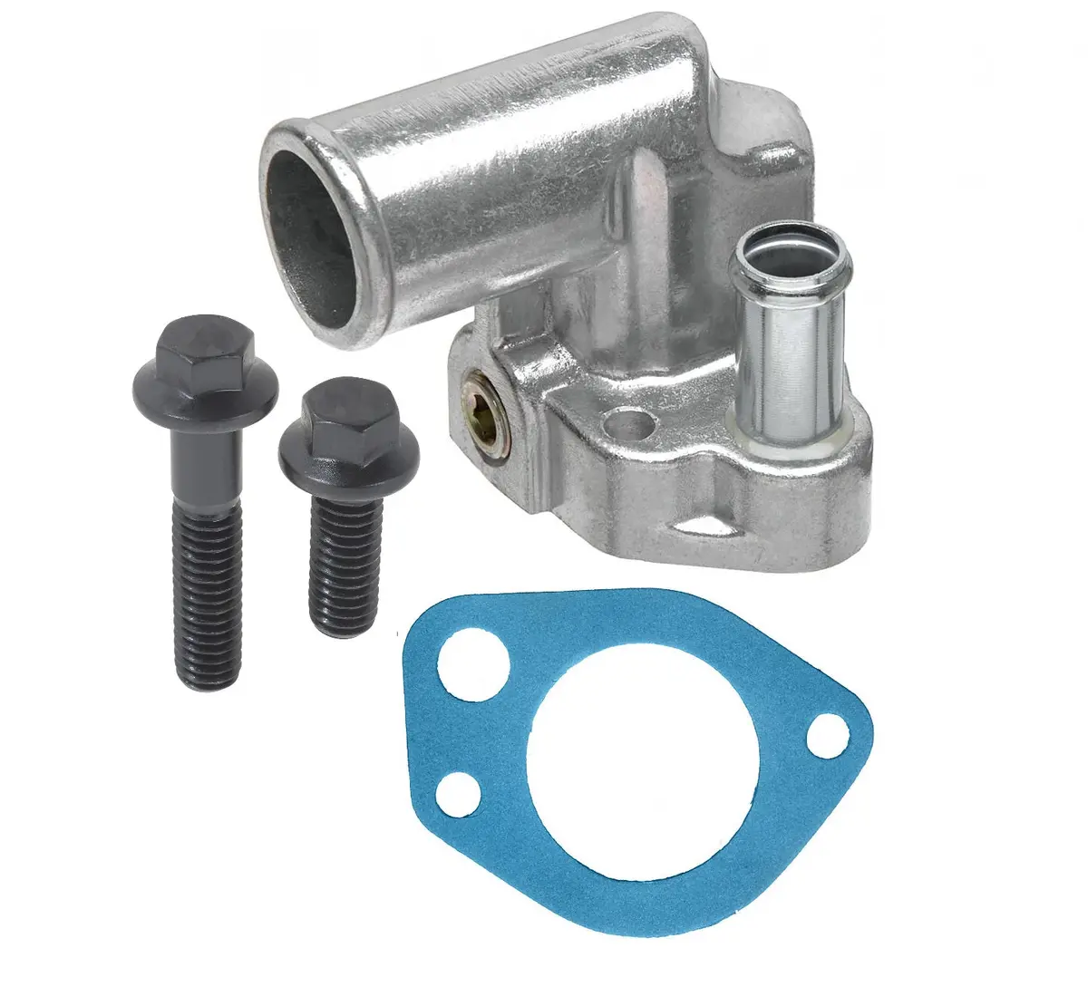 Blueprint Parts - Aluminum Thermostat Housing 90 Degree Angle - Ford Small Block Windsor 1
