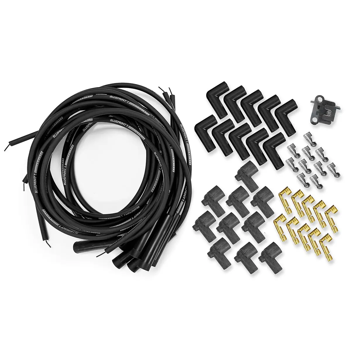 8Mm Spark Plug Wire Set - 180° Boots - Chrysler And Ford Sb Compatible 1