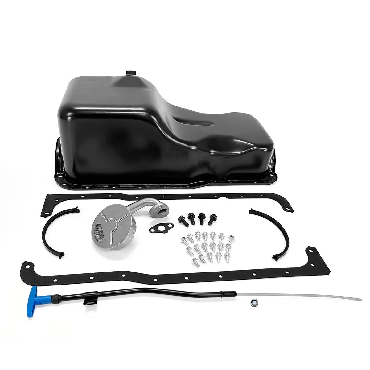 Ford 302/347 C.I. Sb Compatible Front Sump Oil Pan Kit 1