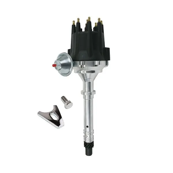 Gm Sb And Bb Compatible Proseries Ready To Run Distributor - Black Cap And Body With Fixed Collar 1