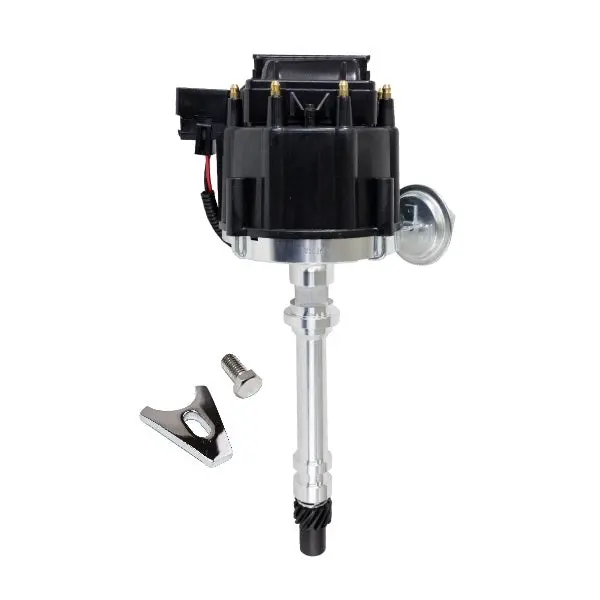 Gm Sb And Bb Compatible Hei Ready To Run Distributor - 65K Volt Coil - Black Cap 1