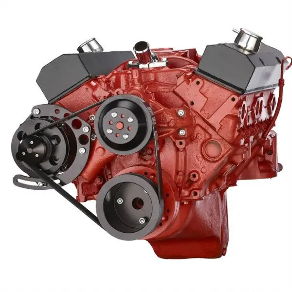 Gm Sb Compatible Front Accessory Drive - Quick Serpentine With Alternator | Water Pump | Brackets And Bolts 1