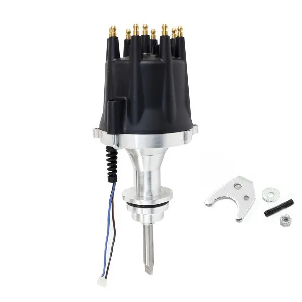 Chrysler 273-360 C.I. Sb Compatible Proseries 2-Wire Distributor - Black Cap 1