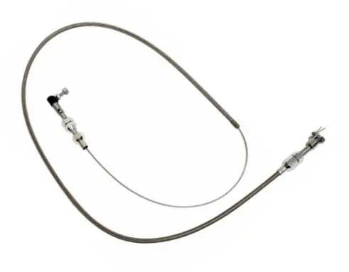 Cable Kit, 36" Stainless Braided Throttle, Universal 1