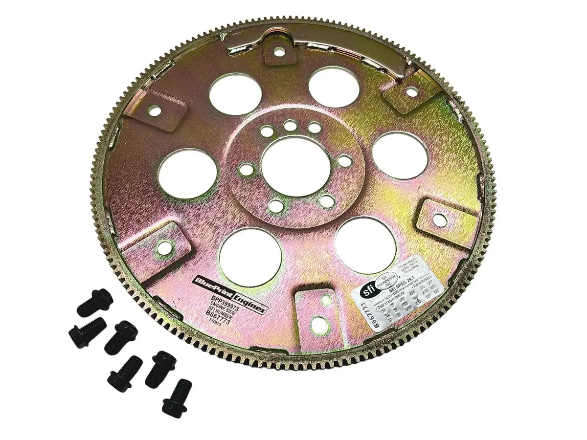 168-Tooth Steel Sfi 14" Flex Plate - 1-Piece Rear Main Seal - External Balance 42.5Oz Imbalance - Gm Compatible 1