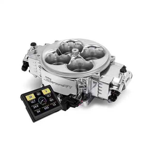 Holley Sniper 4500 Efi - Self-Tuning Kit - Power Adder - Chrome 1