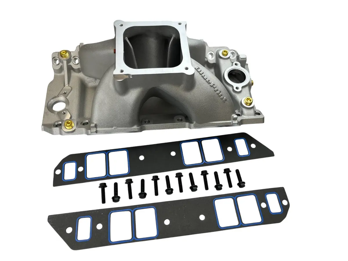Intake Manifold, Big Block Chevy 632 Machined, Cast Aluminum Bpe, 4500 Dominator Flange 1
