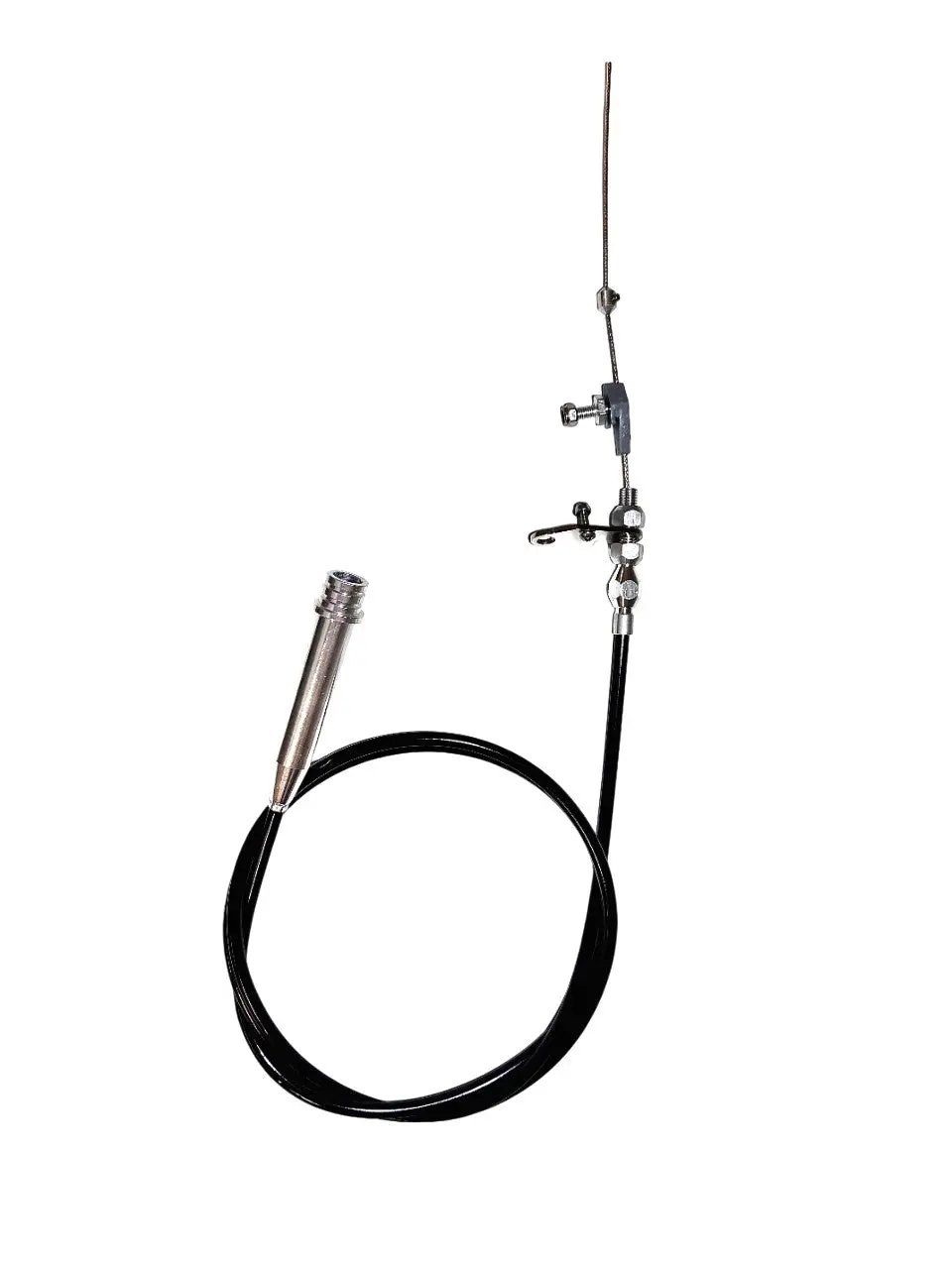 Cable Kit, Chevy - Gm 700R4 Transmission Kickdown, Black 1
