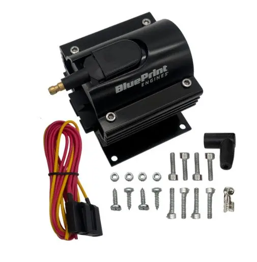 50K Volt Ignition Coil - External E-Core - Black 1