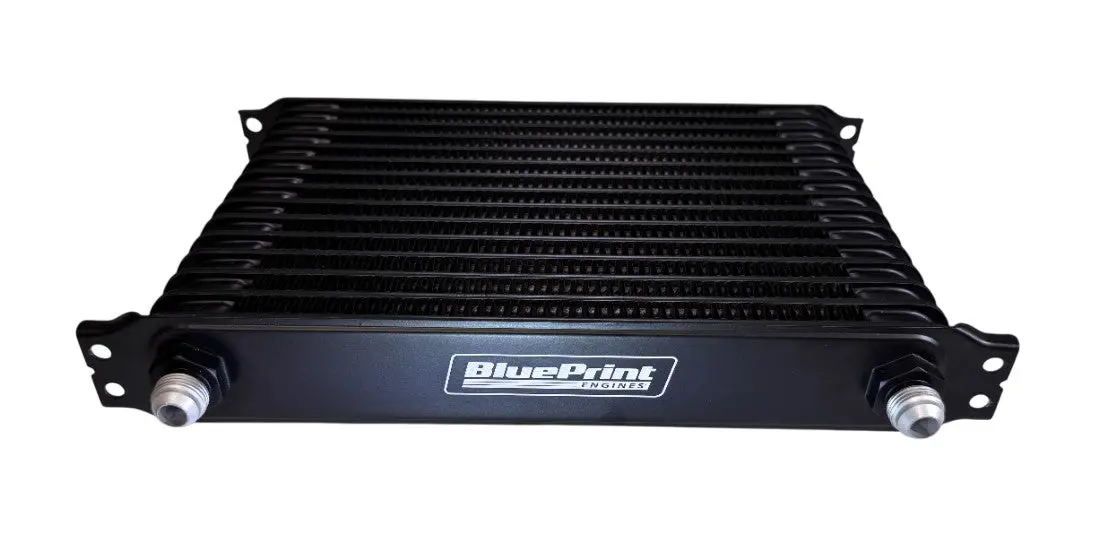 Blueprint Engines 15 Row Stacked Plate Hd Transmission Cooler W/ 8An Fittings 1