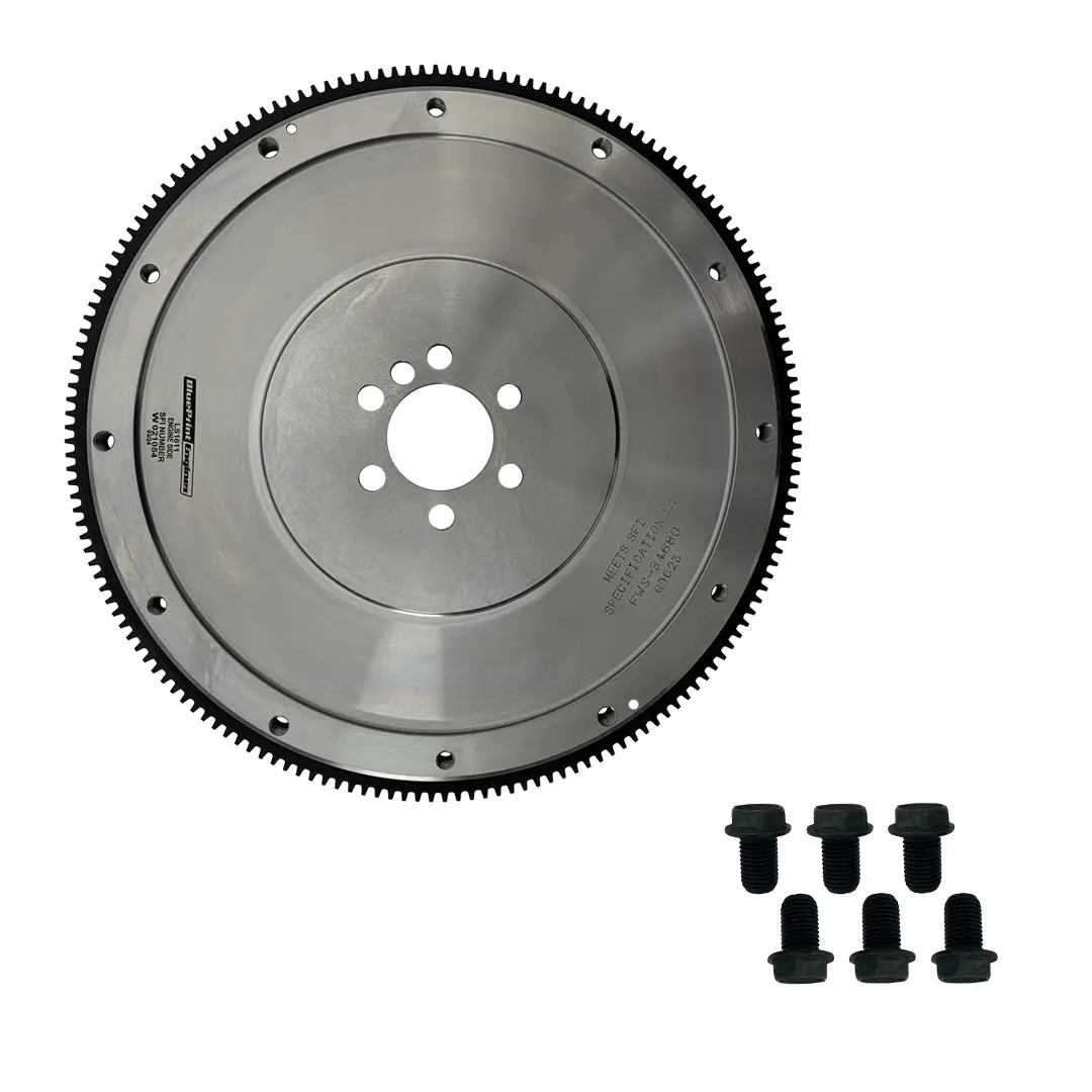 168-Tooth Nodular Iron Flywheel - 6-Bolt Crank - 11" Or 12" Clutch - Gm Ls Compatible 1