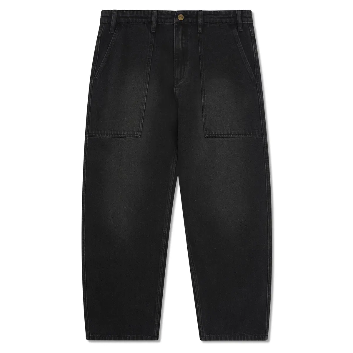 Butter Goods Patch Pocket Denim Jeans Faded Black 1