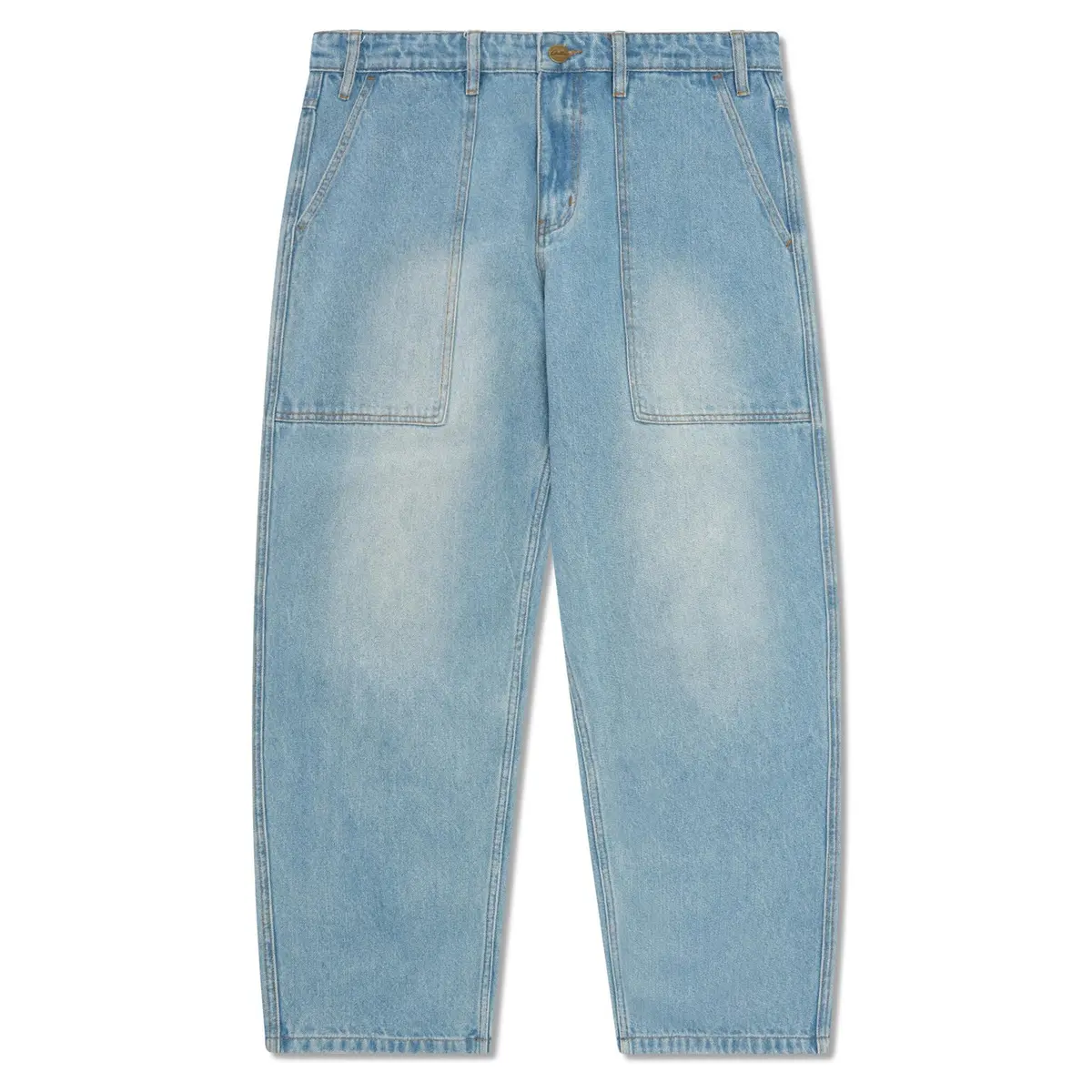 Butter Goods Patch Pocket Denim Jeans Faded Blue 1