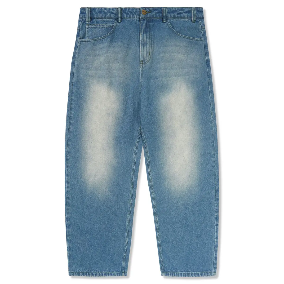 Butter Goods Warped Denim Jeans Washed Mid Blue 1