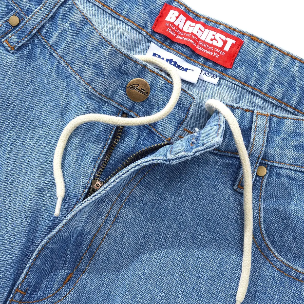 Butter Goods Santosuosso Denim Jeans Washed Indigo 25 4