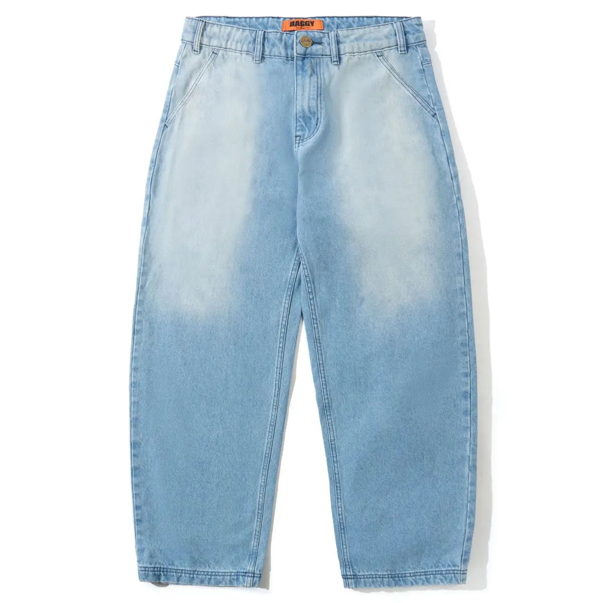 Butter Goods Scribble Denim Jeans Faded Light Blue 1