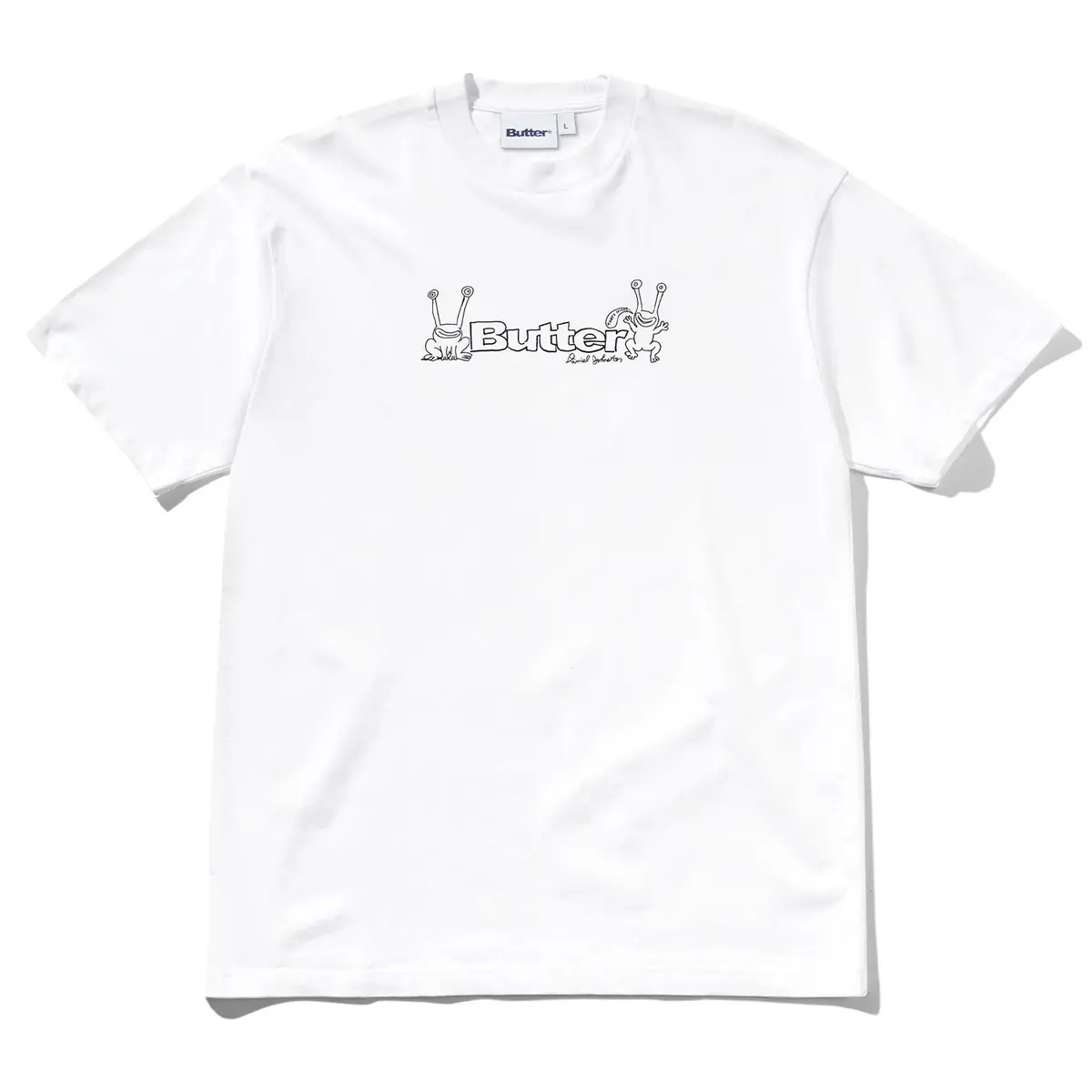Butter Goods X Daniel Johnston Frog Logo Tee White 1