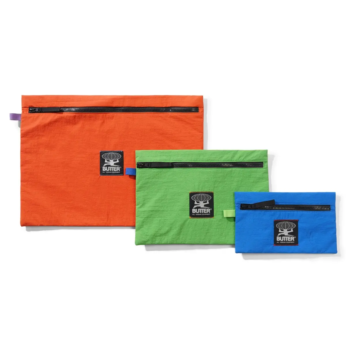 Butter Goods Zip Pouch Set Multicolor 1