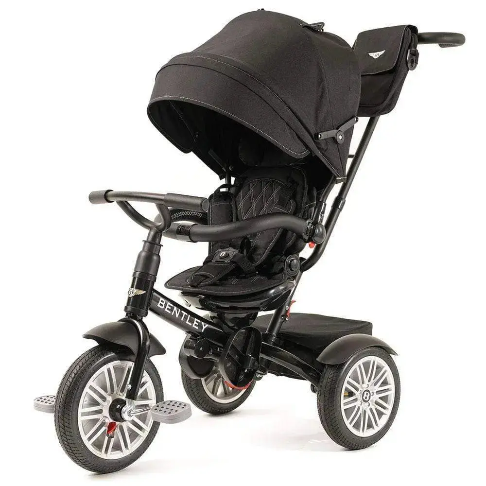 Bentley 6-In-1 Convertible Stroller Trike Onyx Black 1
