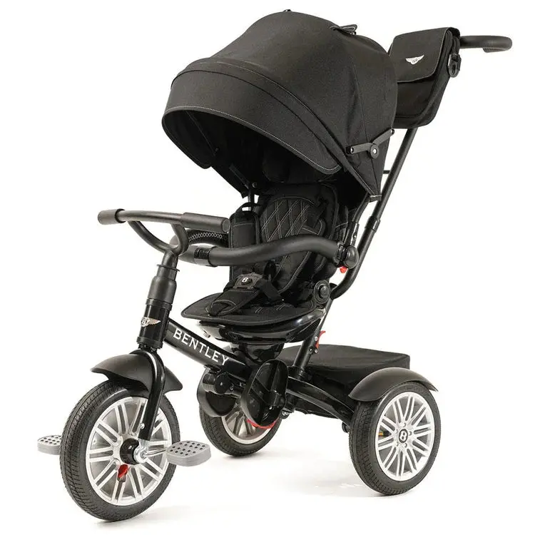Onyx Black Bentley 6 In 1 Stroller Trike 1