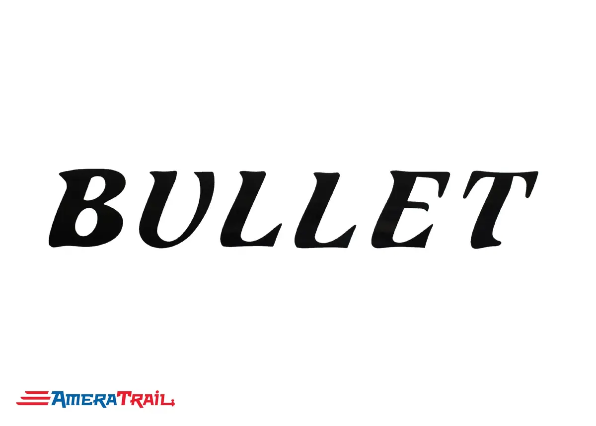Bullet Boats Marine Decal, 8" X 3" Uv Rated Vinyl 1