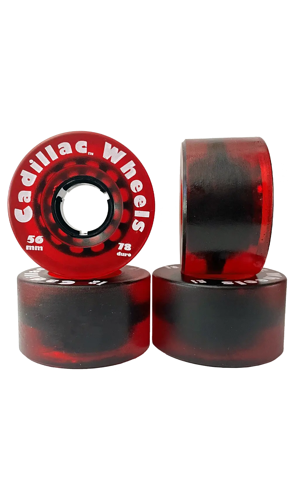 Cadillac Wheels Original 56Mm/78A Red 1