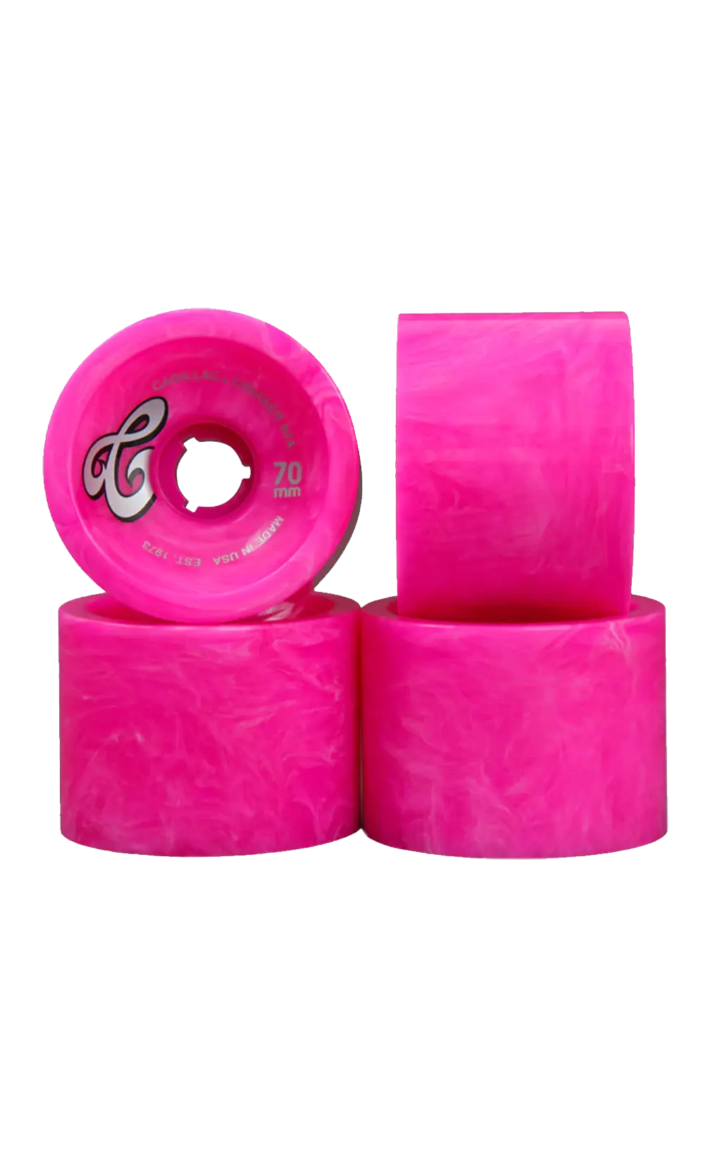 Cadillac Wheels Cruisers 70Mm/80A Pink Marble 1