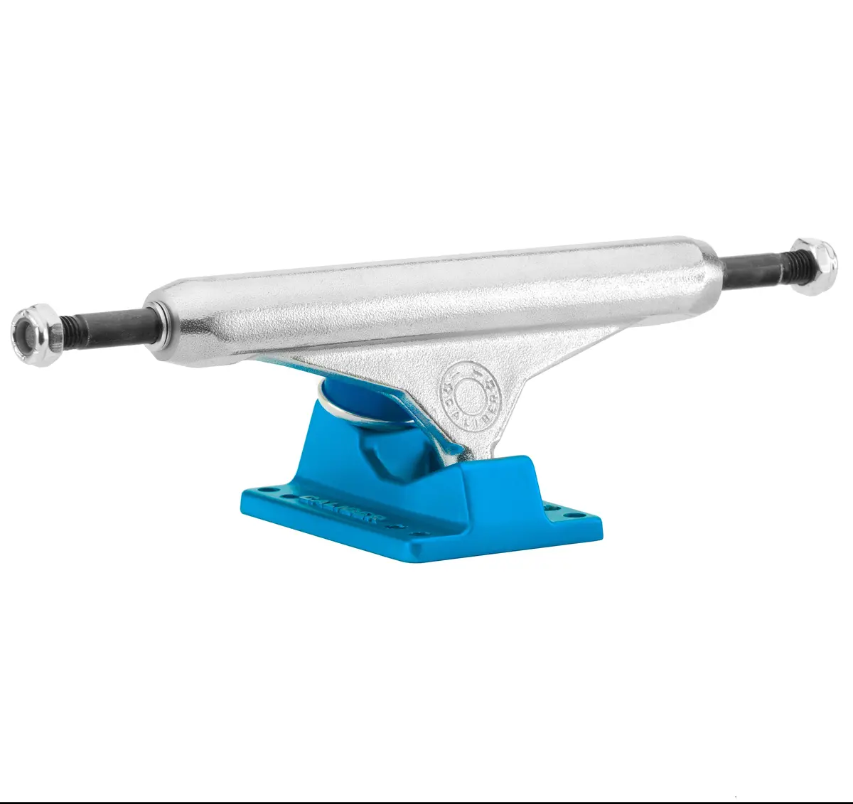 Caliber Standard 9" Raw/Satin Blue Trucks 1