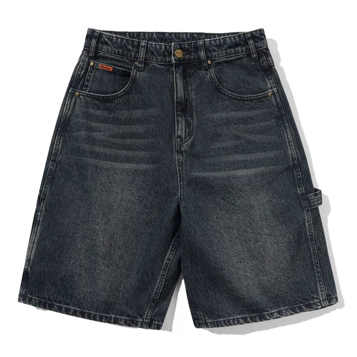 Butter Goods Carpenter Denim Shorts Slub Dark Indigo 1