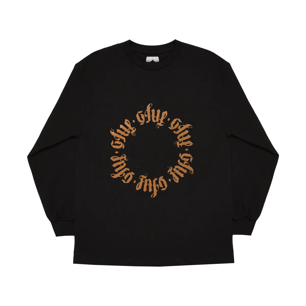 Glue Casting Circles Long Sleeve Tee Black 1