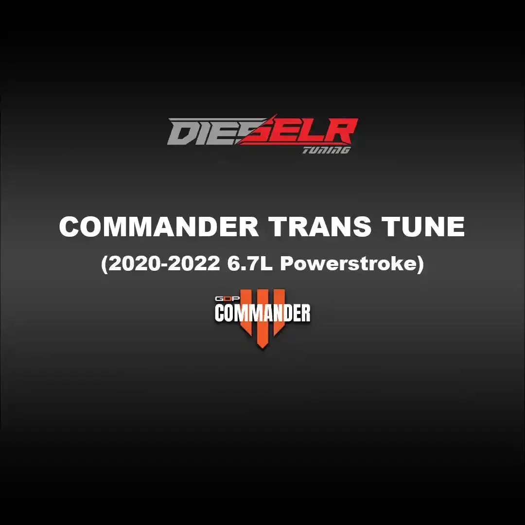 Dieselr Commander Transmission Tune File (2020-2022 Powerstroke 6.7L) 2