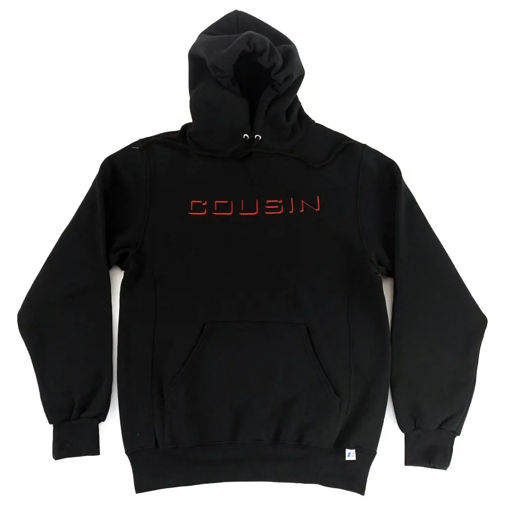 Cousin Records Cr Hoodie Black 1