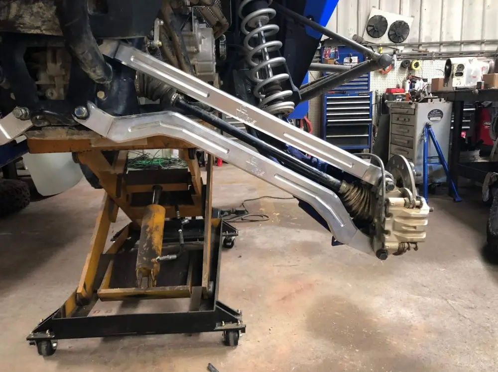 L&W Rzr Turbo S  Billet High Clearance Radius Rods 1