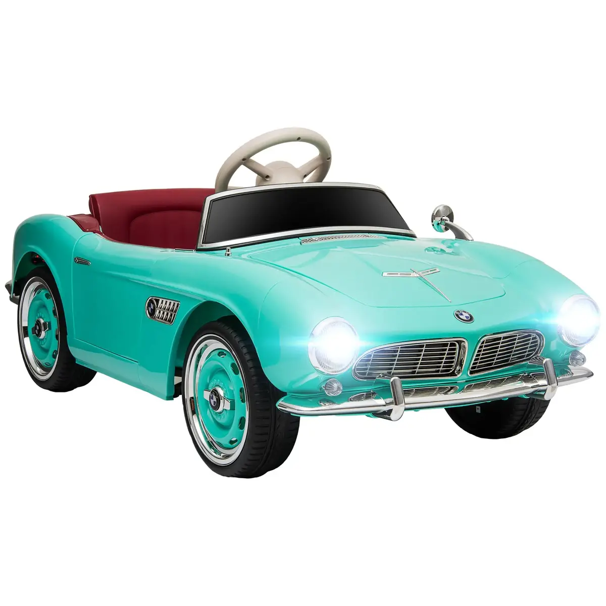 Aosom 12V Electric Car For Kids With Remote Control, Easy Transport, Lights, Mp3, Suspension System 2
