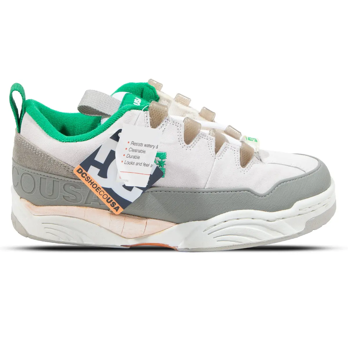 Overripe Dc Shoes Plug White/Green Size 9 (1998) 1