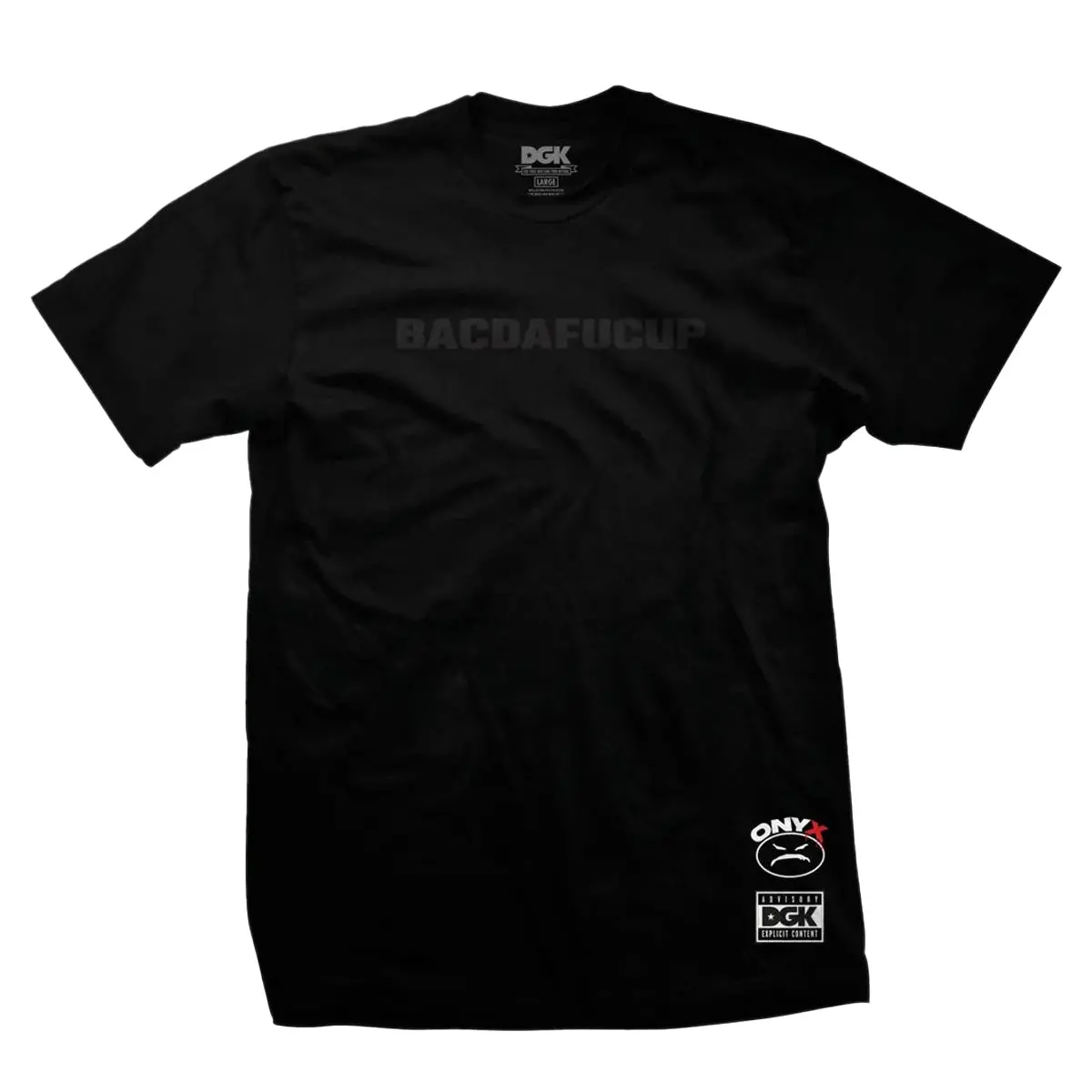 Dgk X Onyx Bacdafucup Tee Black 1
