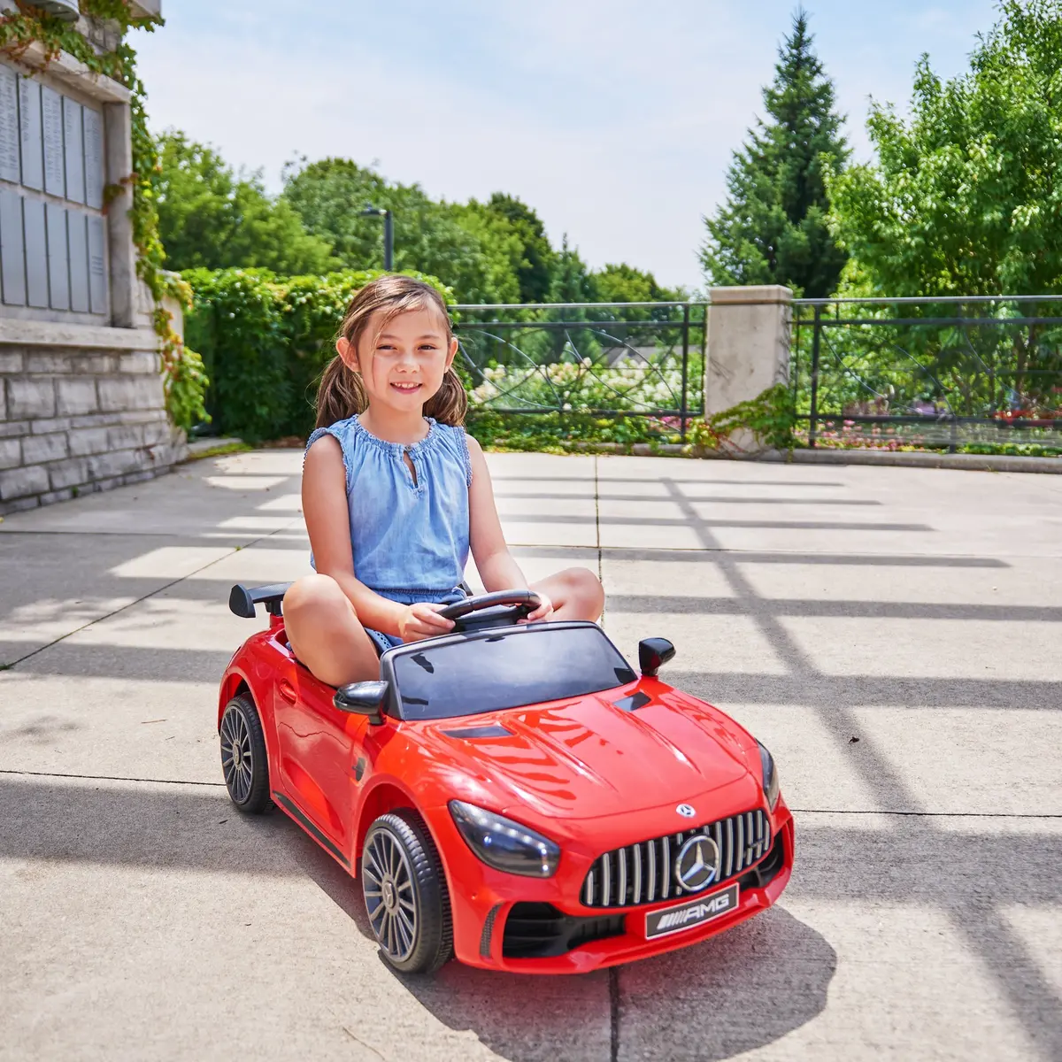 Mercedes Benz Amg Gtr 12V 1 Seater Ride On With Parental Control 1