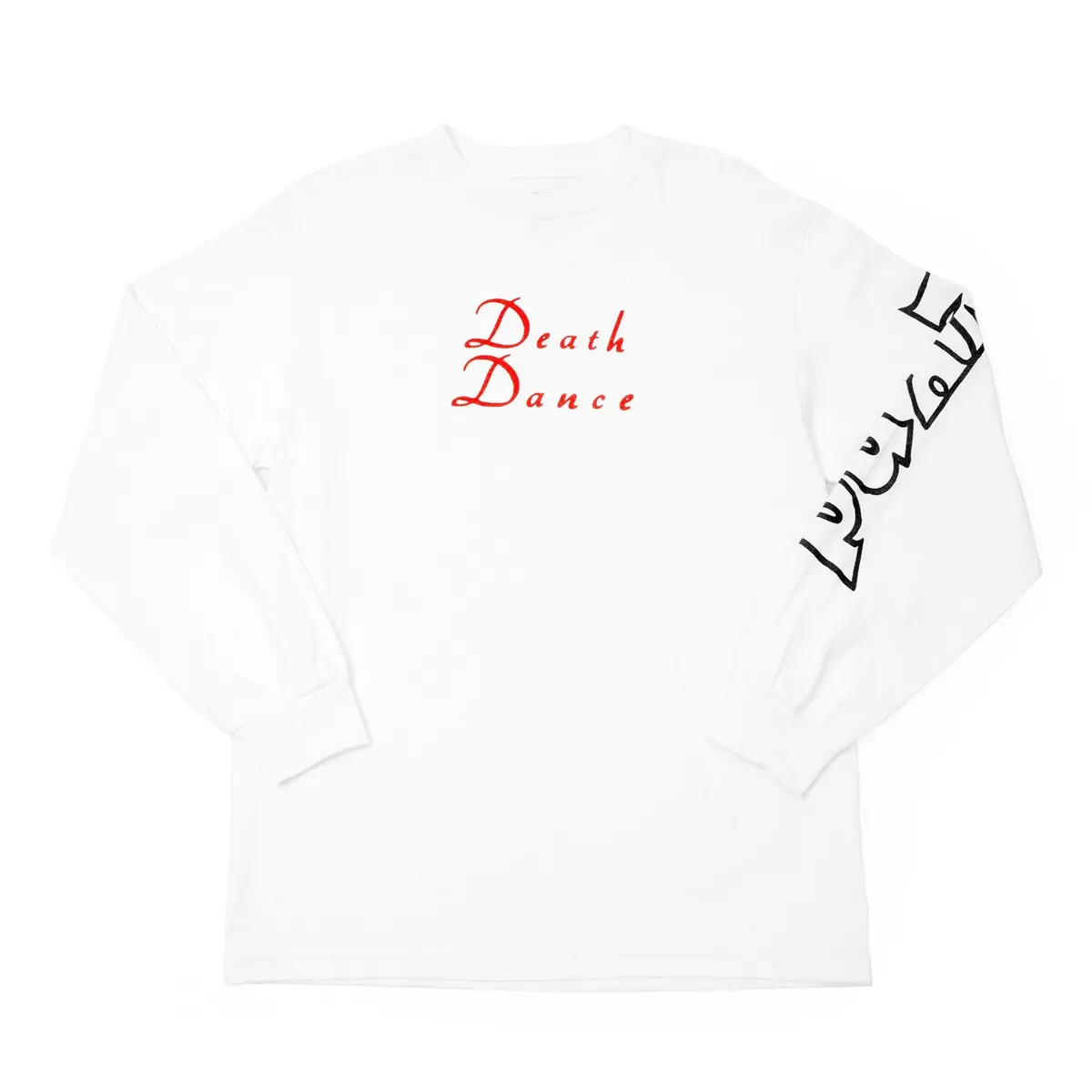 Wknd Ls Tee Death Dance White 1