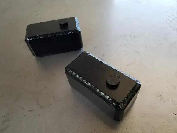 2" Drop Blocks 2014-2018 Silverado, Gmc, Custom Blocks, Center Rear End 1