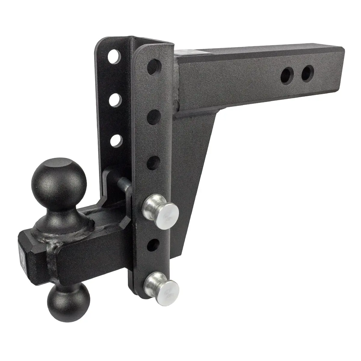 Bulletproof Extreme Duty 6” Drop/Rise Trailer Hitch 2.5" Box Steel Shank 1