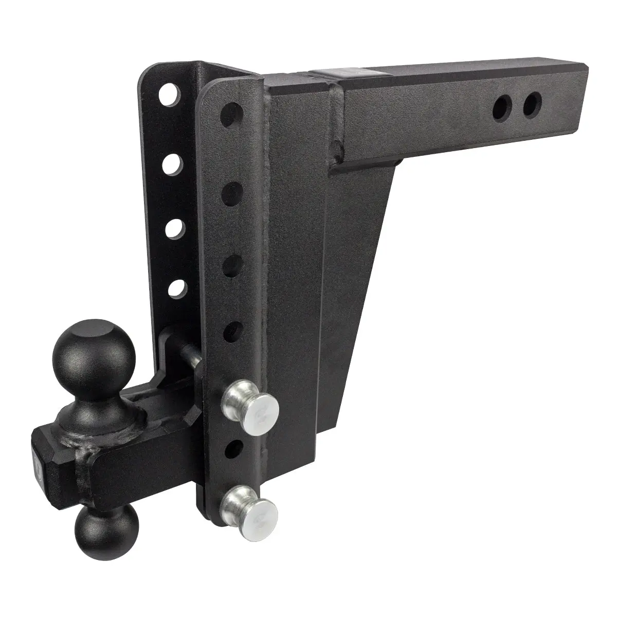 Bulletproof Extreme Duty 8” Drop/Rise Trailer Hitch 2.5" Box Steel Shank 1