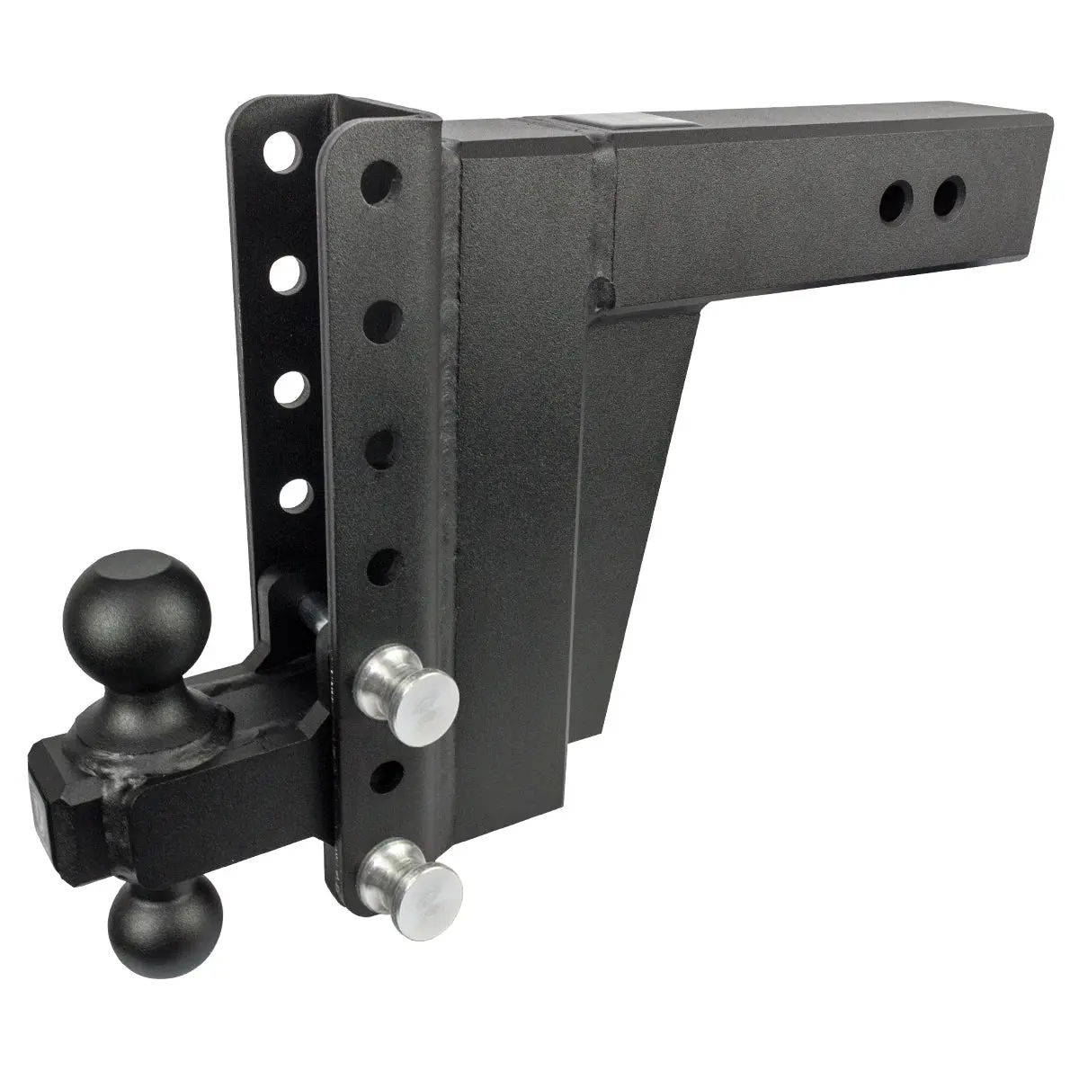 Bulletproof Extreme Duty 8” Drop/Rise Trailer Hitch 3" Box Steel Shank 1