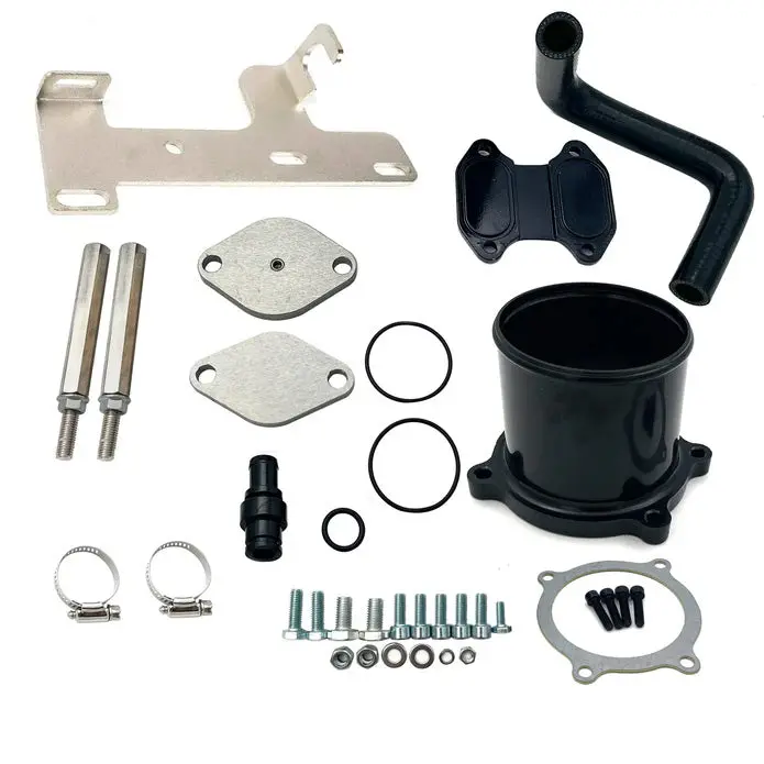Trucktok 2010-2024 6.7L Cummins Dodge Ram Egr Throttle Valve Cooler Delete Kit 1