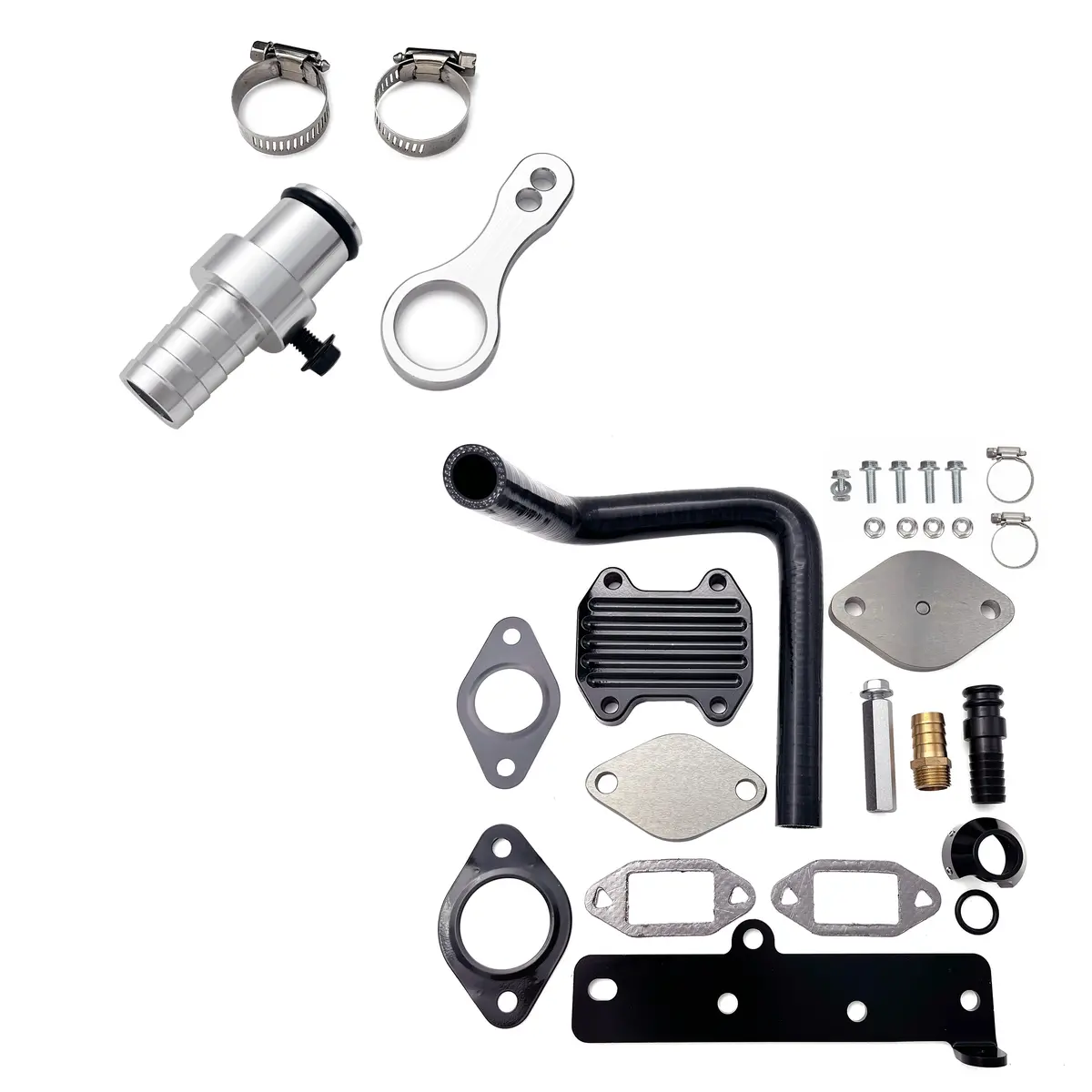 Trucktok 2013-2018 6.7L Ram Cummins Egr Delete Kit & Coolant Bypass Barb 1