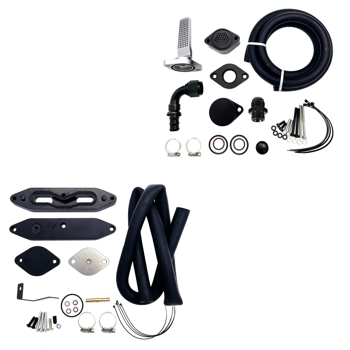 Trucktok 2011-2023 6.7L Ford Powerstroke Ccv Reroute Ventilation Egr Delete Kit 1