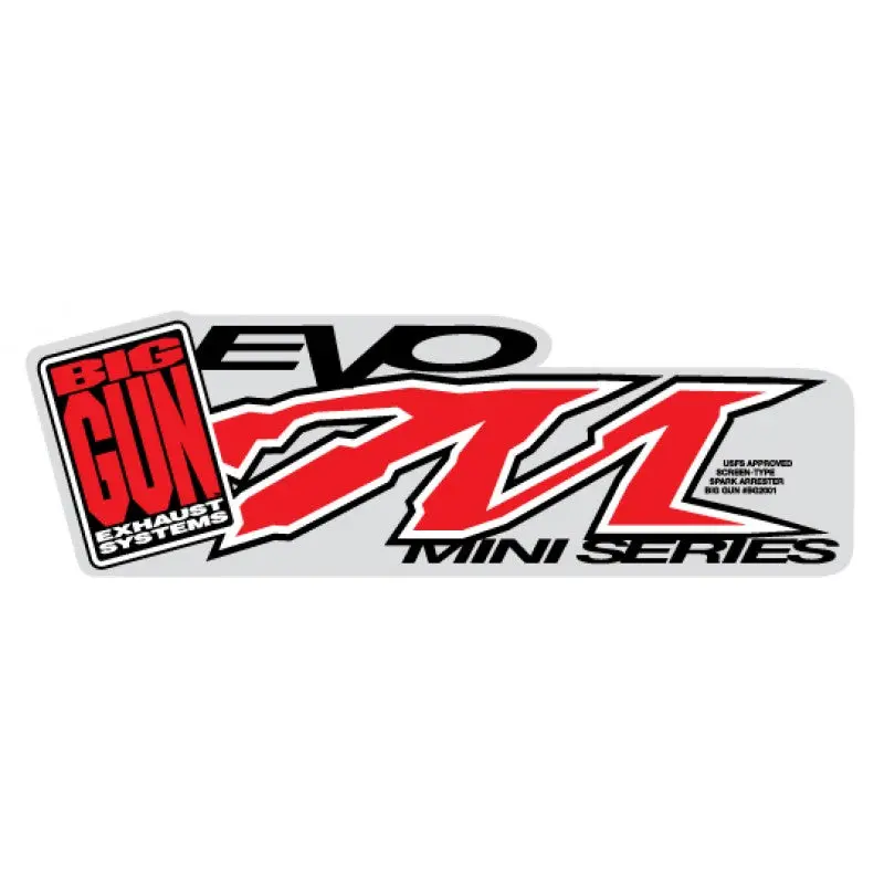 Sticker - Evo M Muffler Decal 1