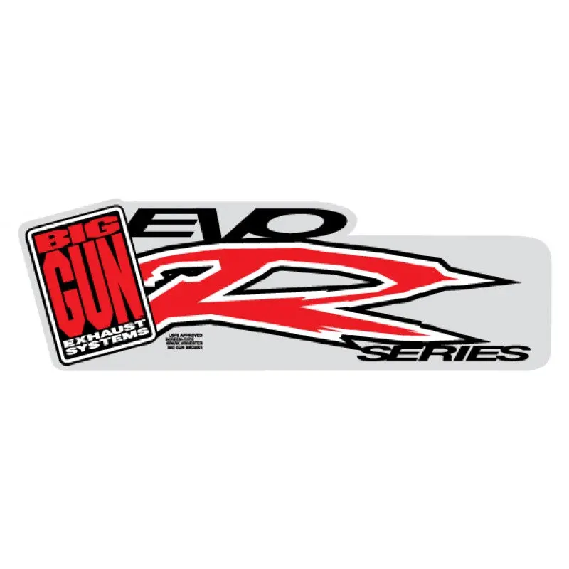 Sticker - Evo R Muffler Decal 1