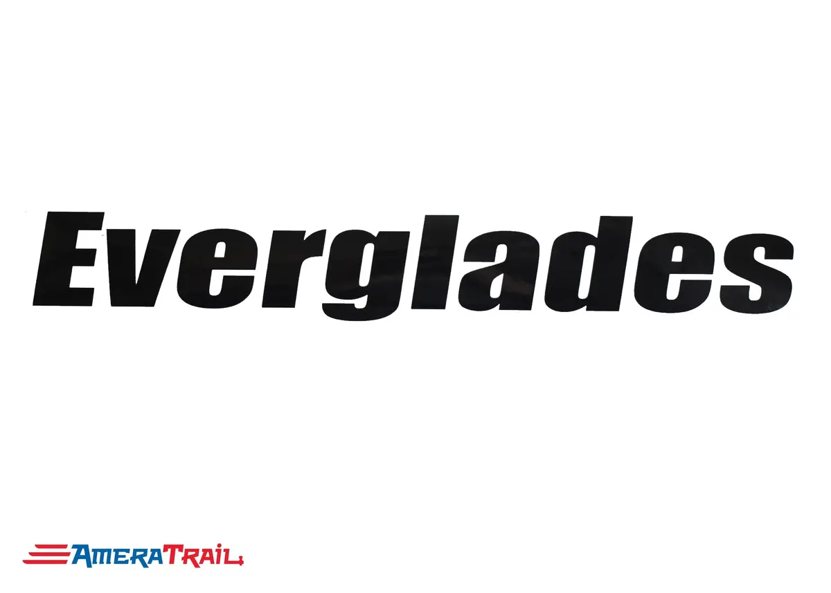 Everglades Boats Marine Decal, Uv Rated Vinyl - Available In 2 Sizes 1